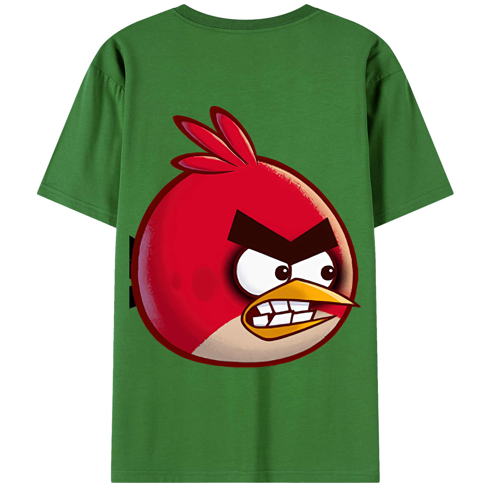 （画像用） Angry Birds アングリーバード レディース半袖Tシャツ(バックプリント)